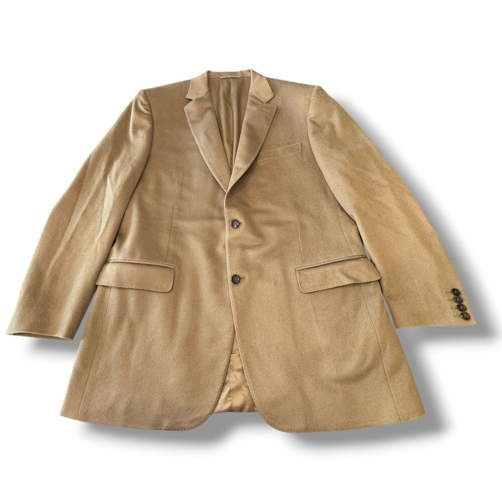 Canali Pure Cashmere Sport Coat Brown Parsow’s Made In Italy Luxury Lined Men L